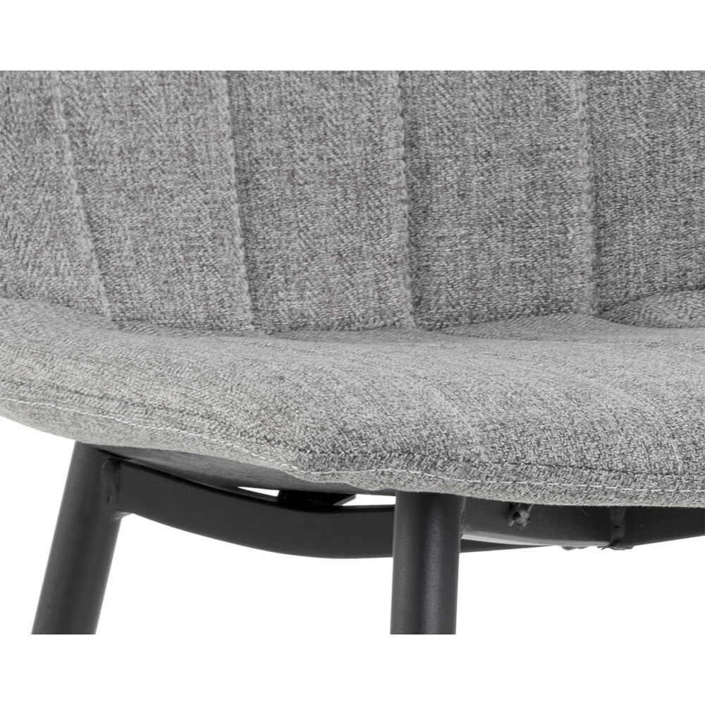 Drew Black / Light Grey Dining Chair, Set Of 2